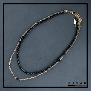 Gold Plated Chain with Zircons (CH0151)